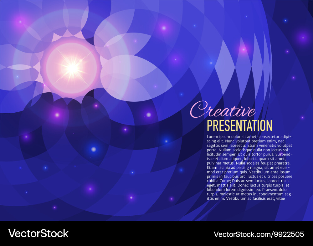 Abstract background with flare vector image