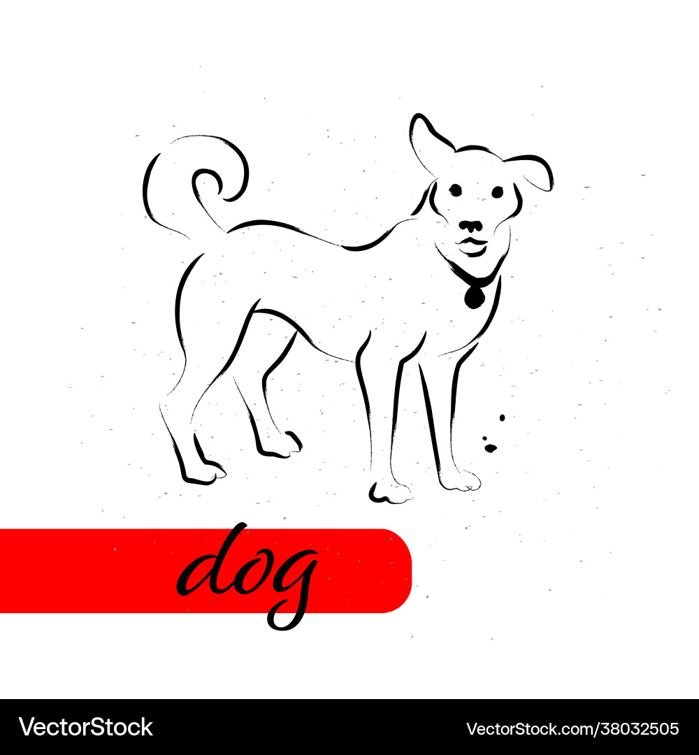 Chinesischer Hund Jahr Kalender Tier Silhouette Chinesischer Hund Jahr Kalender Tier Silhouette vektorbild