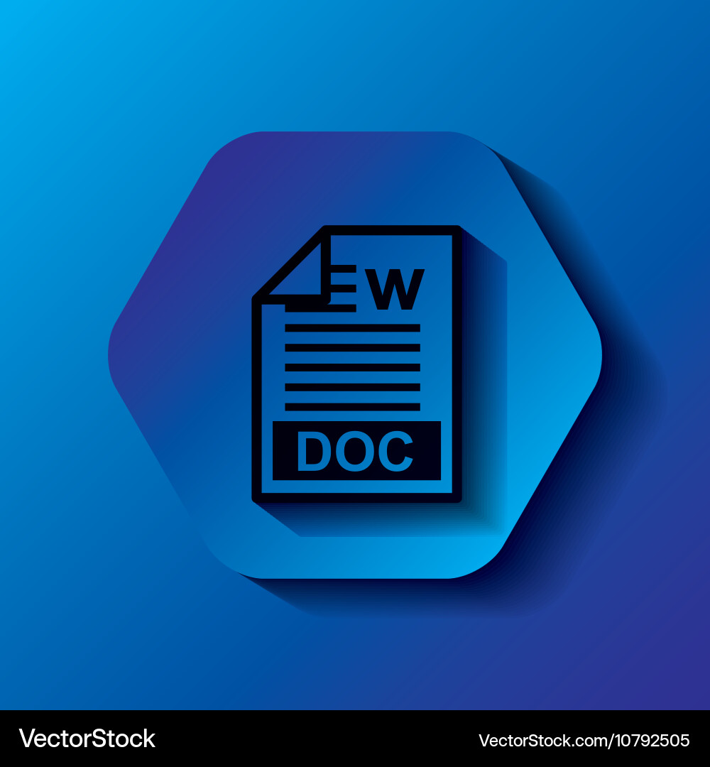 File format button icon vector image