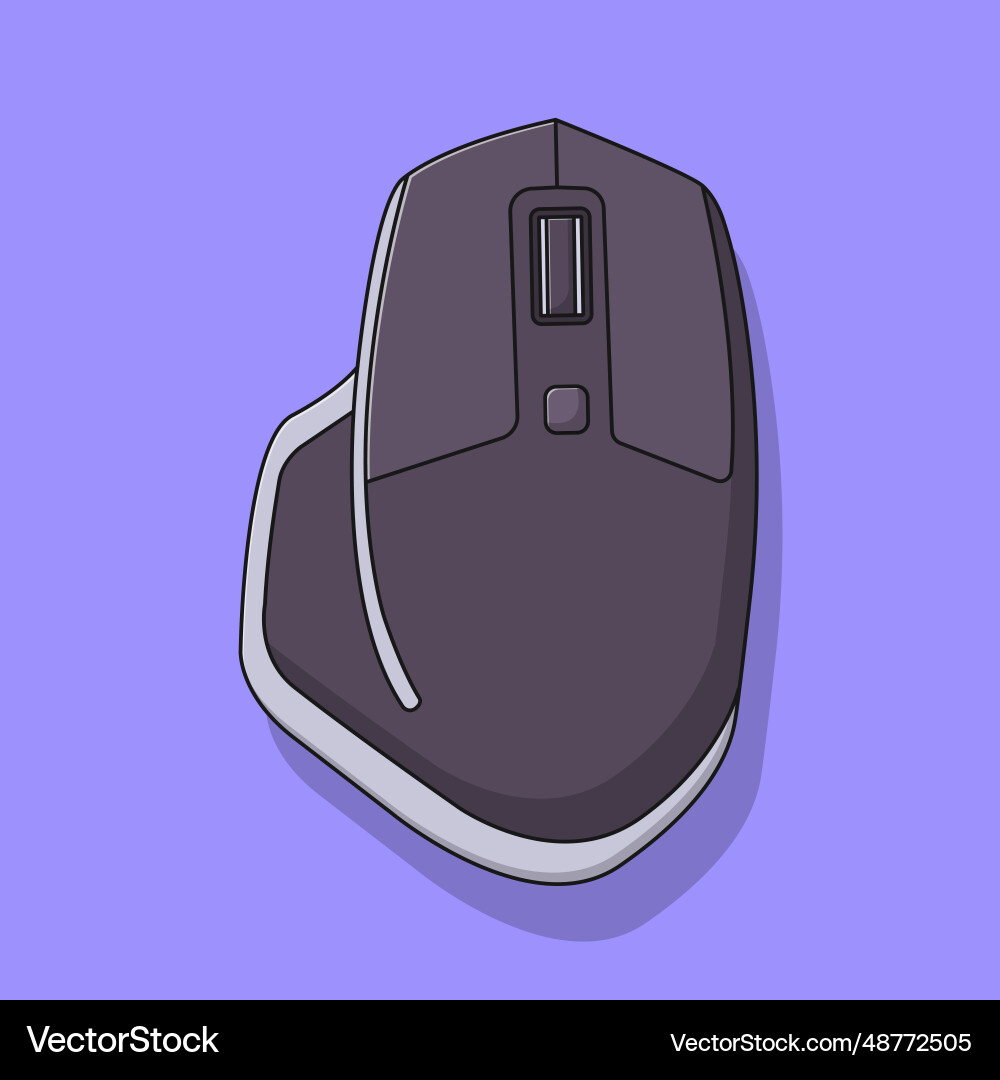 Gaming mouse icon with outline for design element Gaming mouse icon with outline for design element Vector Image