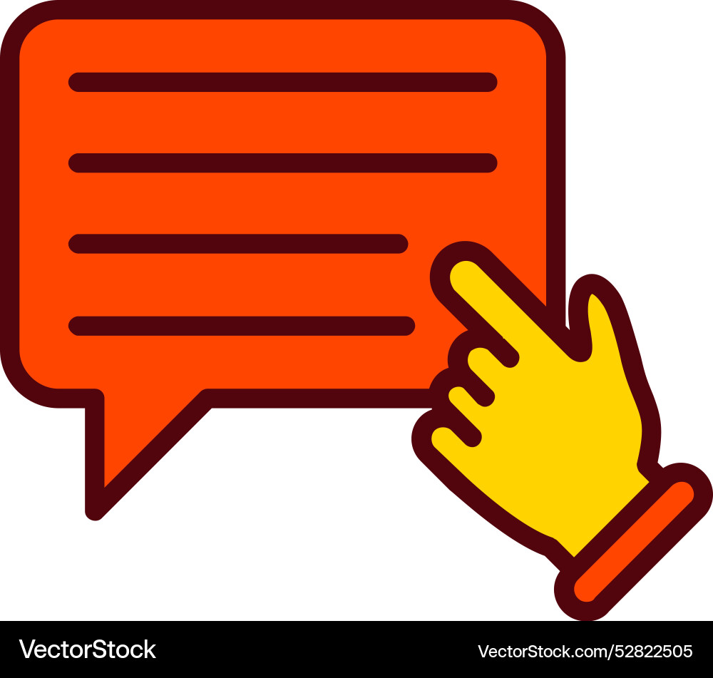 Message icon design Vector Image