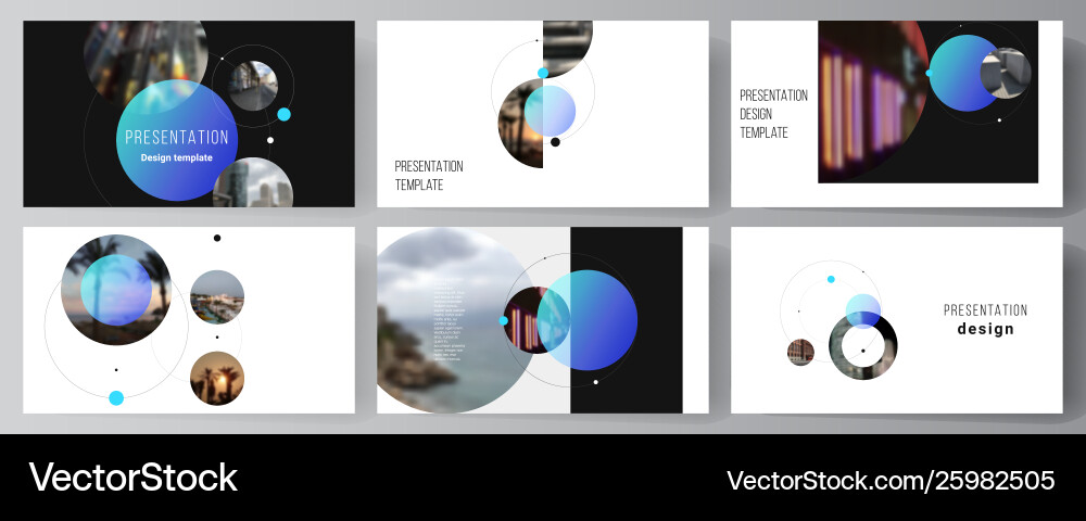 Minimalist Planetary Layout Vector Image