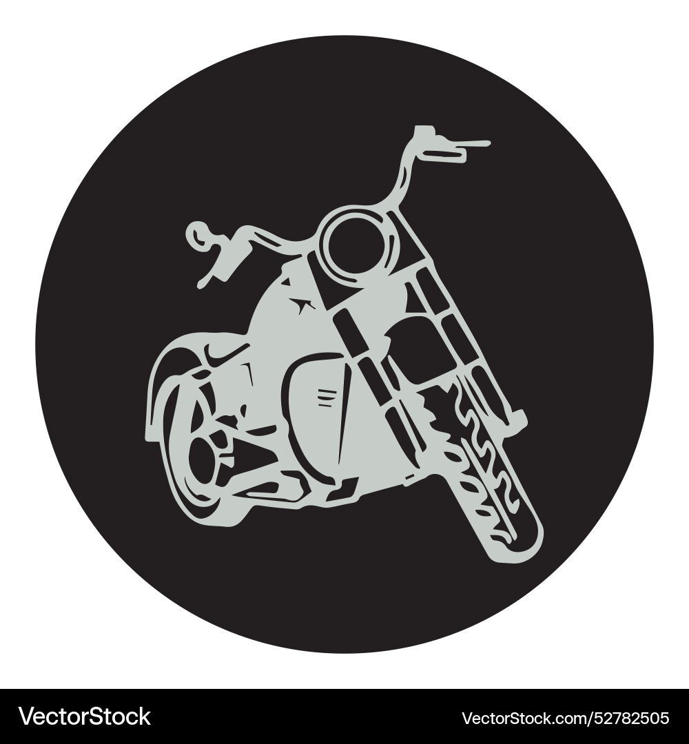 Motorbike sport icon symbol design Royalty Free Vector Image