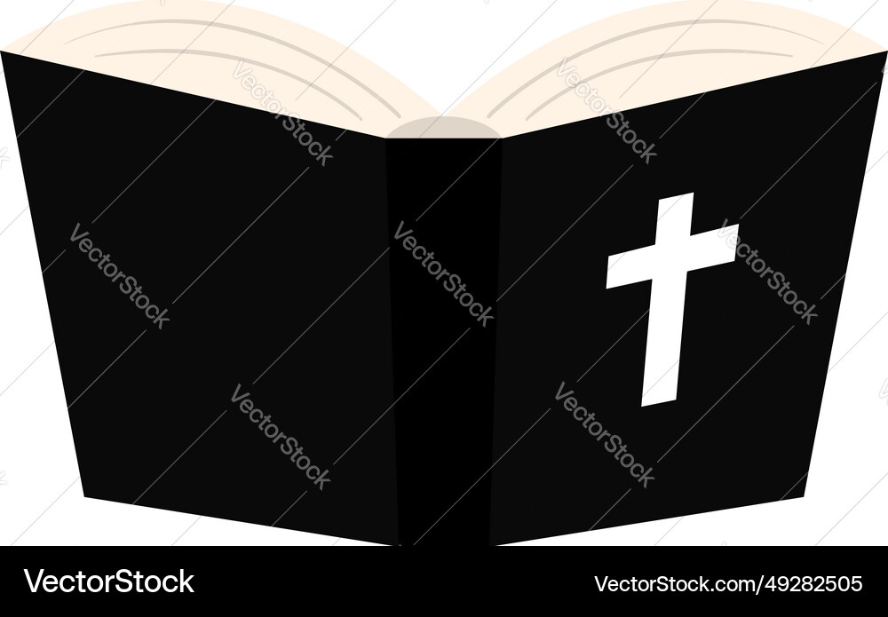Offene Bibel Offene Bibel vektorbild