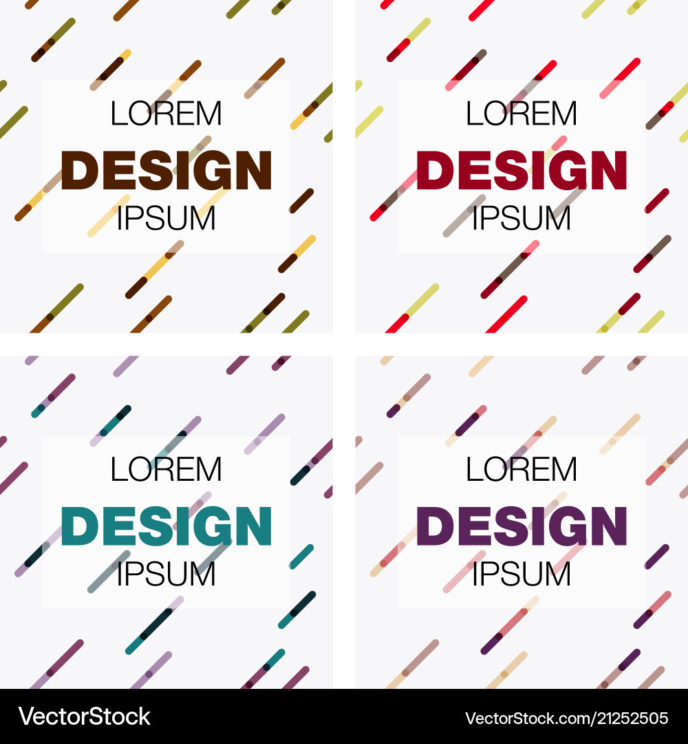 Set of abstract background texture design bright Set of abstract background texture design bright vector image