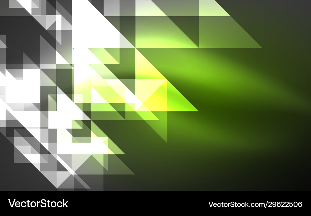 Abstract background mosaic triangle pattern vector image
