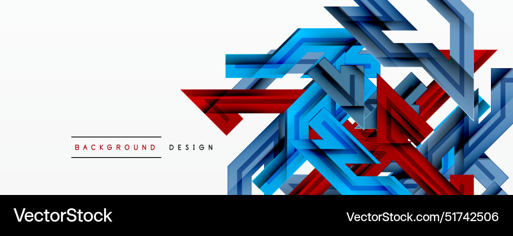 Dynamic lines geometric background Royalty Free Vector Image