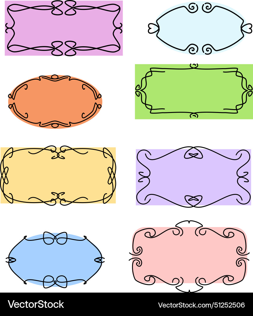 Frame for inserting text Frame for inserting text vector image