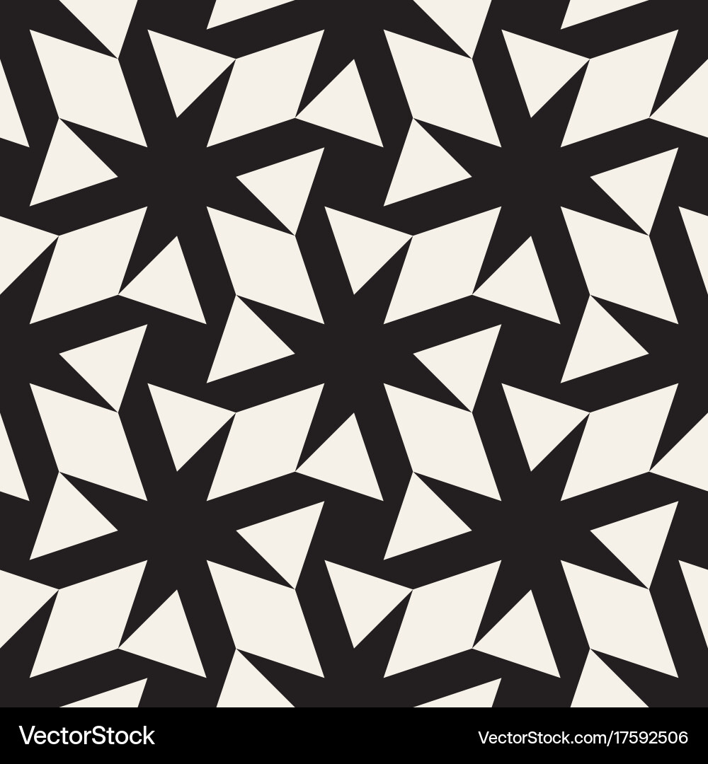 Geometric Abstract Tile Pattern vector image