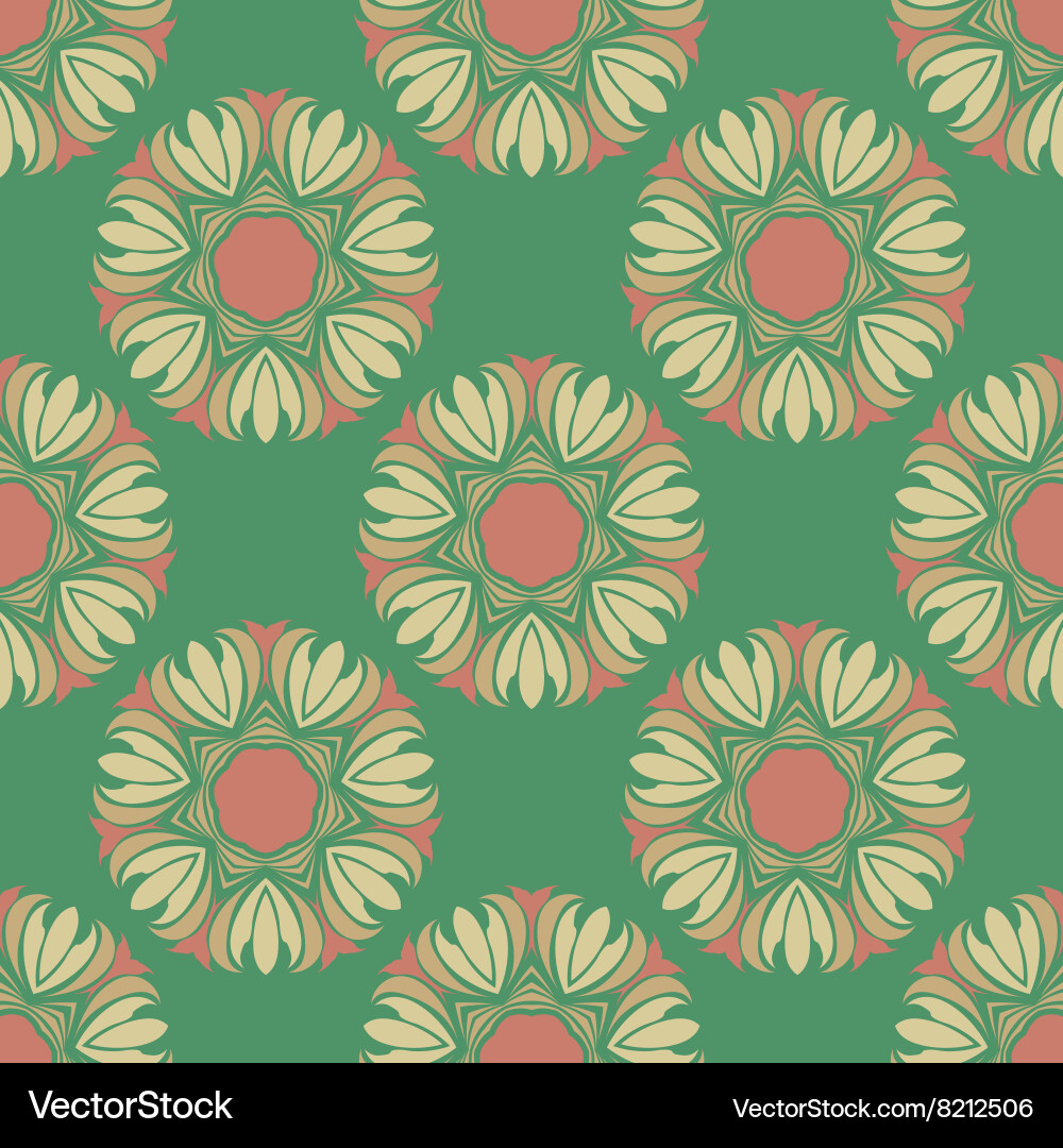 Seamless pattern in the style boho vector image