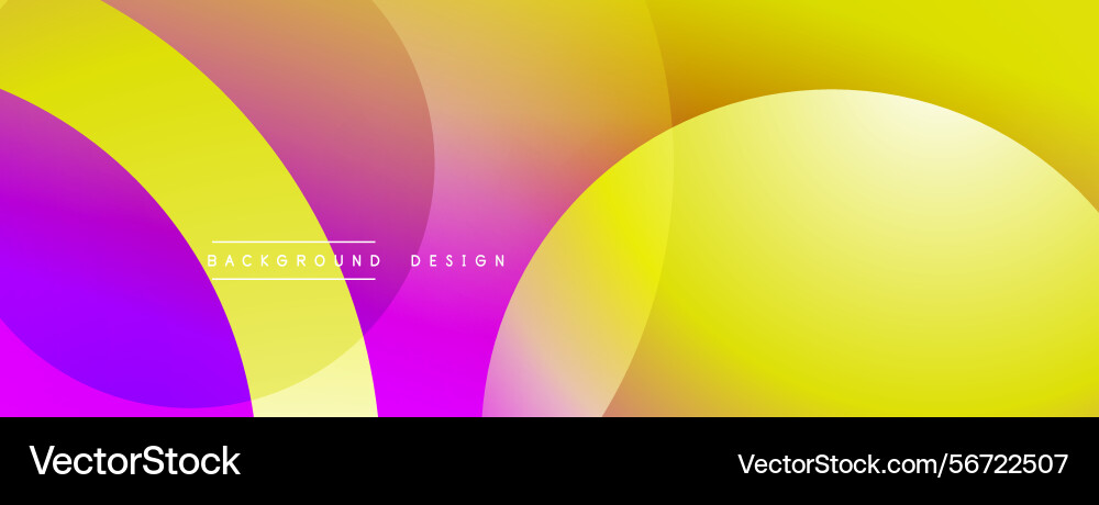Abstract colorful background overlapping shapes Vector Image