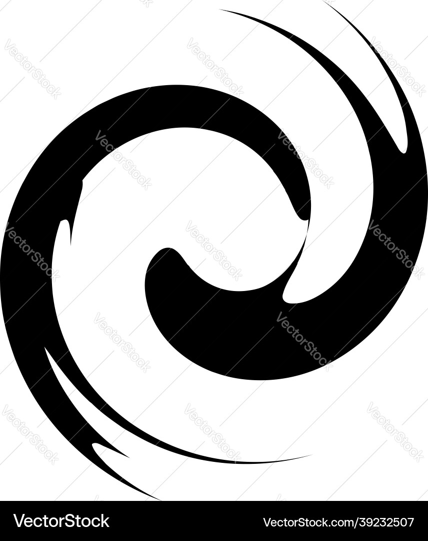 Curl spiral swirl volute helix circular twirl Curl spiral swirl volute helix circular twirl Vector Image