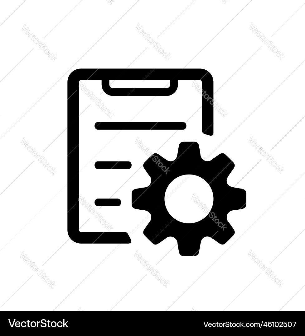 Manual technical report icon Manual technical report icon Vector Image