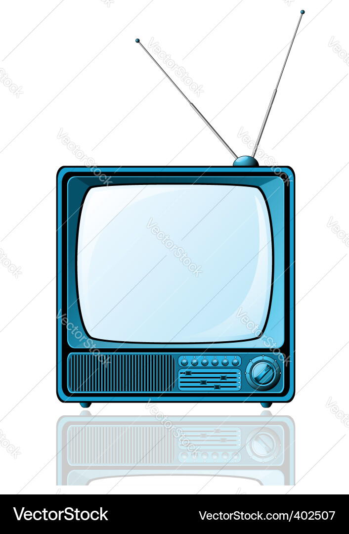 Retro tv Vector Image