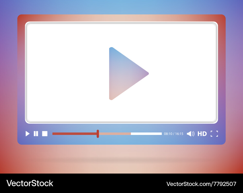 Web interface Vector Image