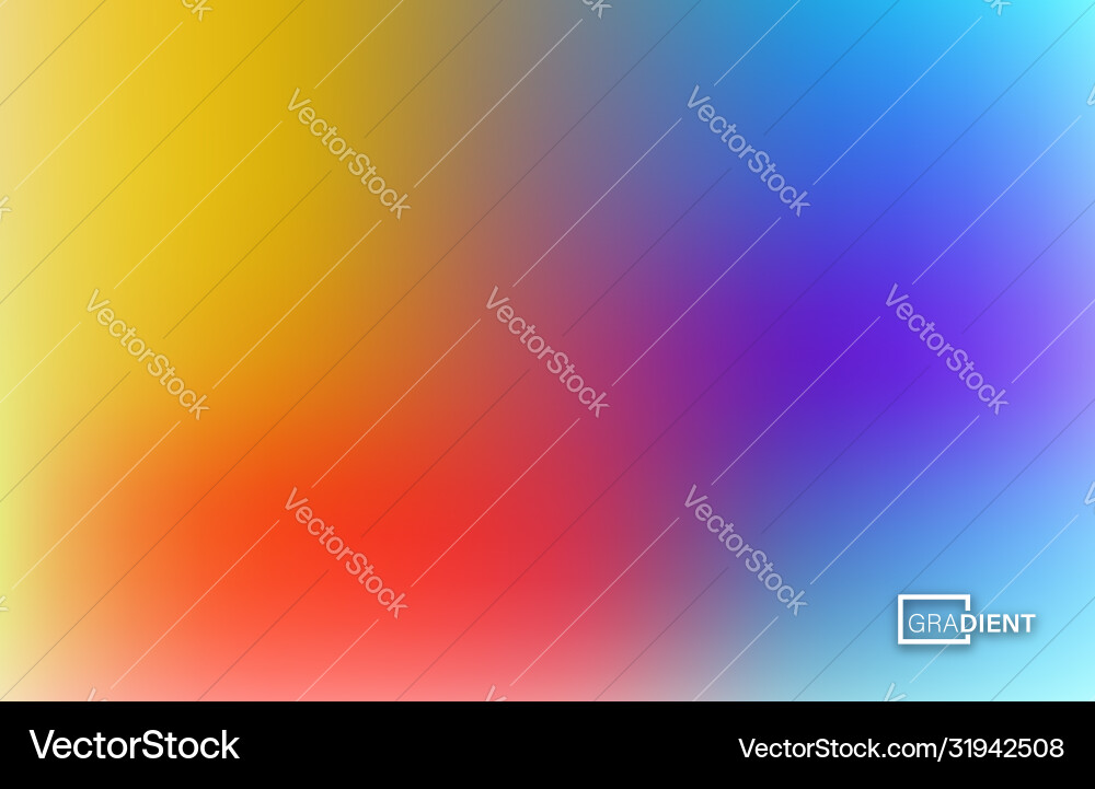 Abstract blurred gradient mesh background Vector Image