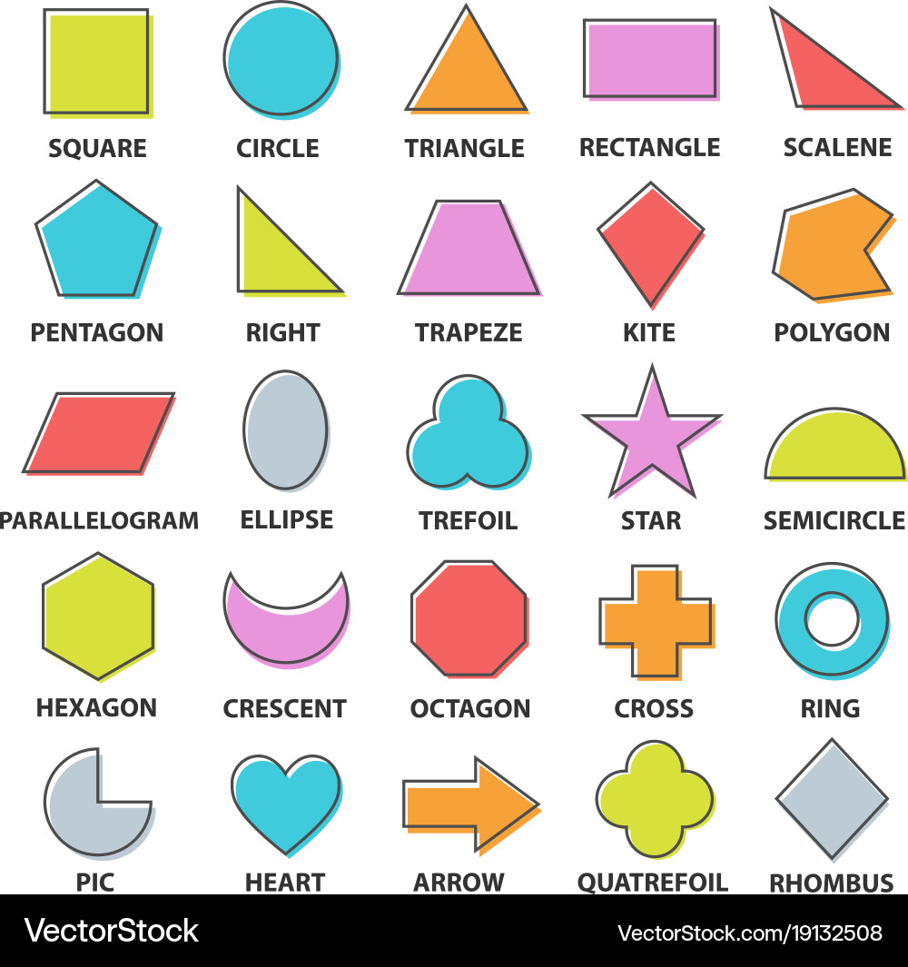 Basic shapes set