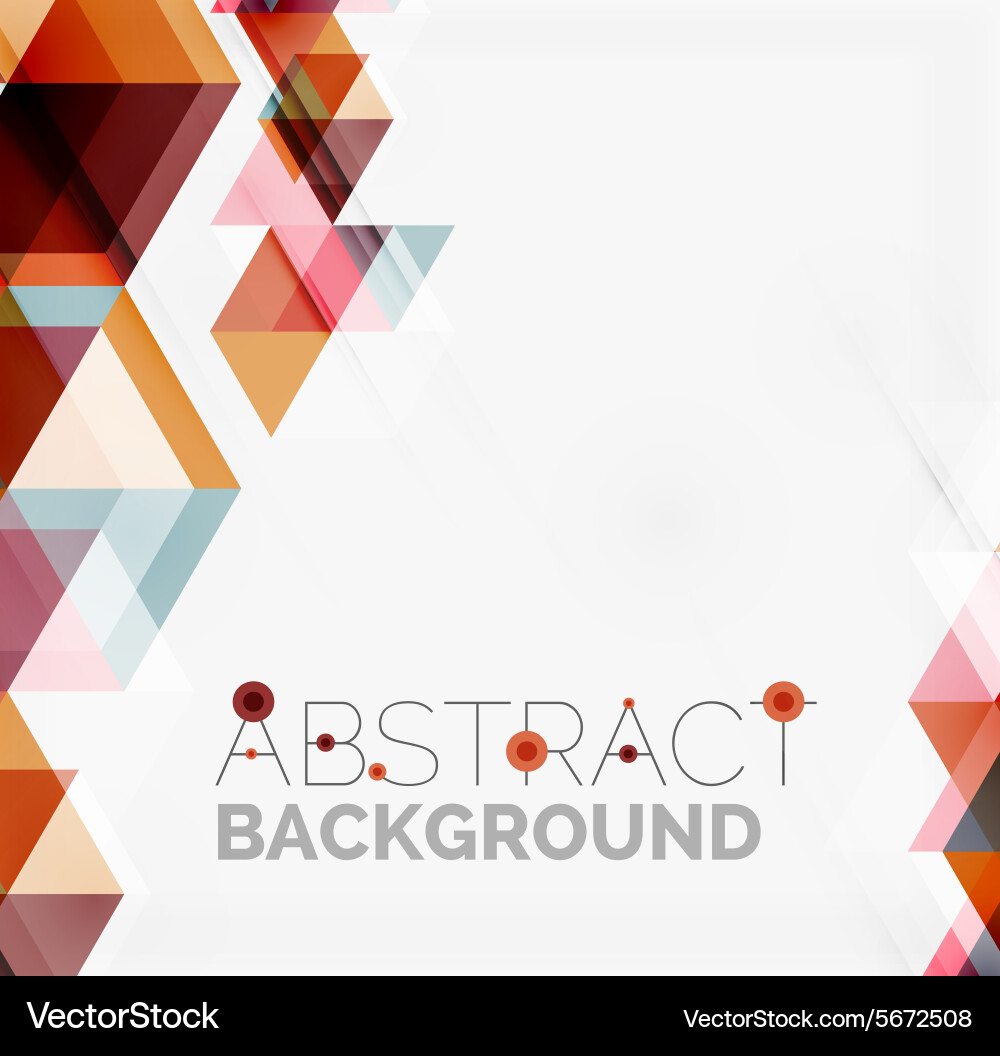Modern Overlapping Geometric Background vector image