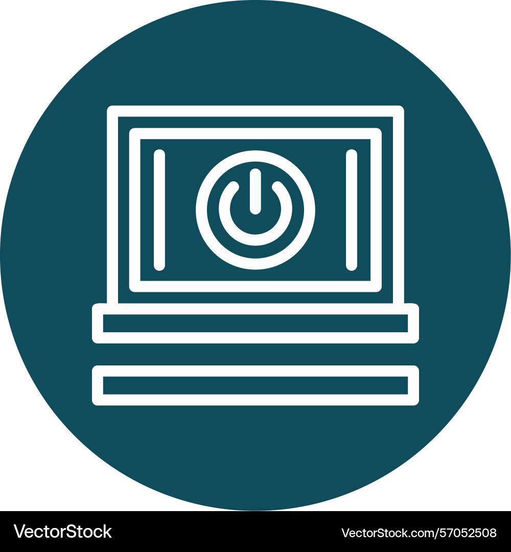 Power line circle style icon design Vector Image
