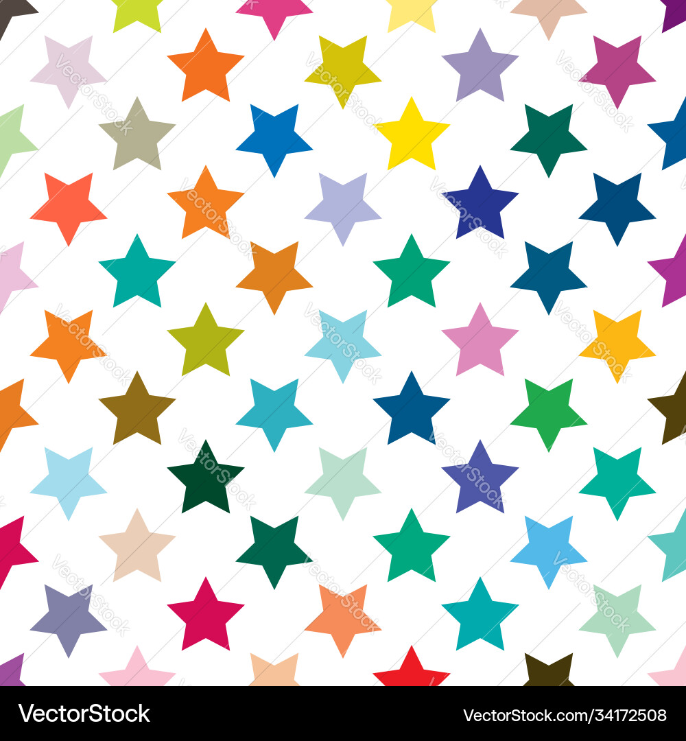 Repeatable star background pattern seamless Repeatable star background pattern seamless vector image
