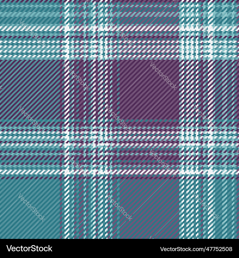 Seamless background check of pattern textile Vector Image