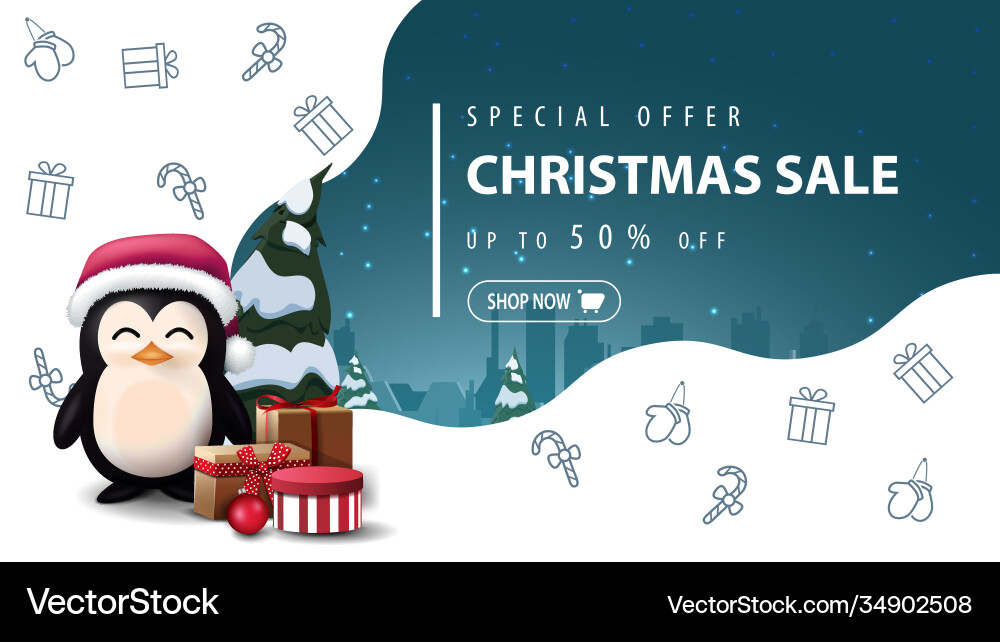 Sonderangebot Weihnachtsverkauf bis 50 off Sonderangebot Weihnachtsverkauf bis 50 off vektorbild