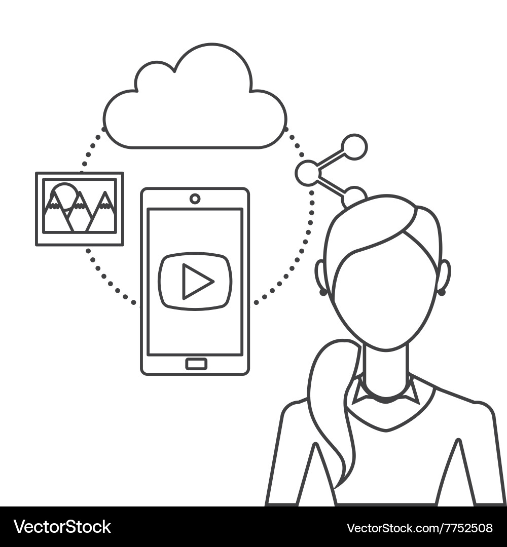 Web hosting design vector image