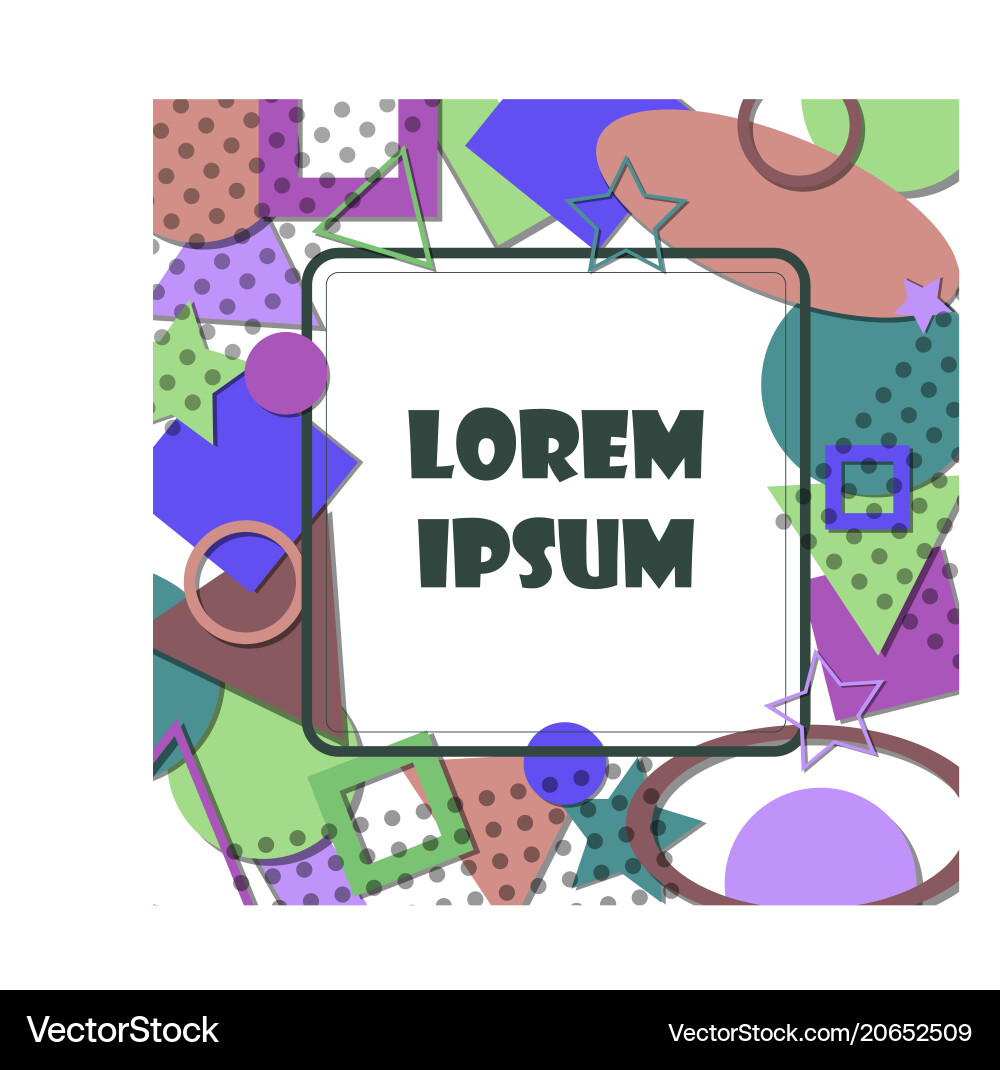 Abstract background with geometric shapes Abstract background with geometric shapes vector image