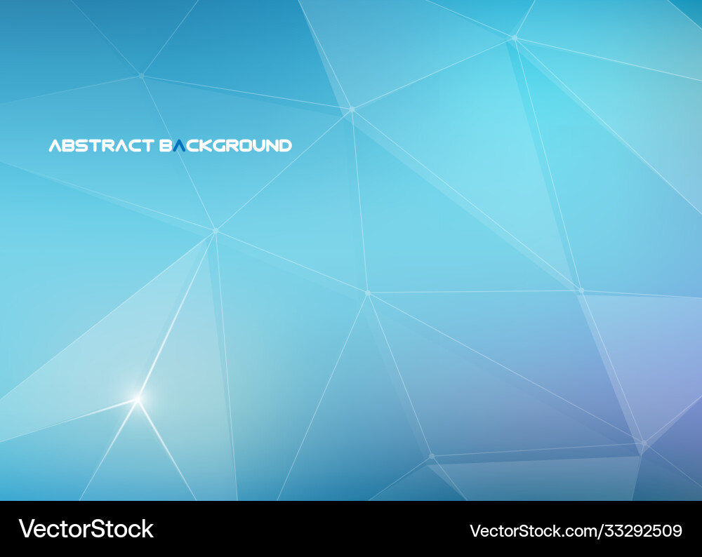Abstract background with triangles and lines vector image