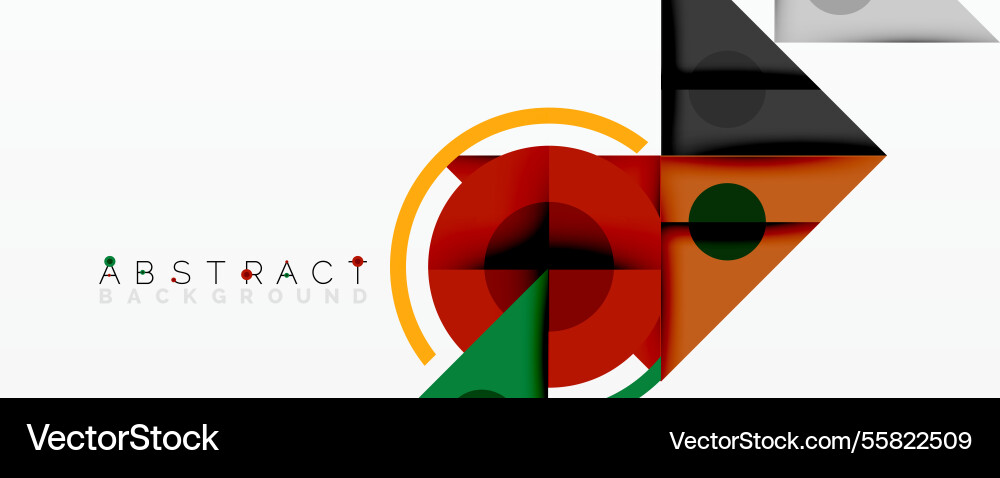 Abstract geometric composition with overlapping Abstract geometric composition with overlapping vector image
