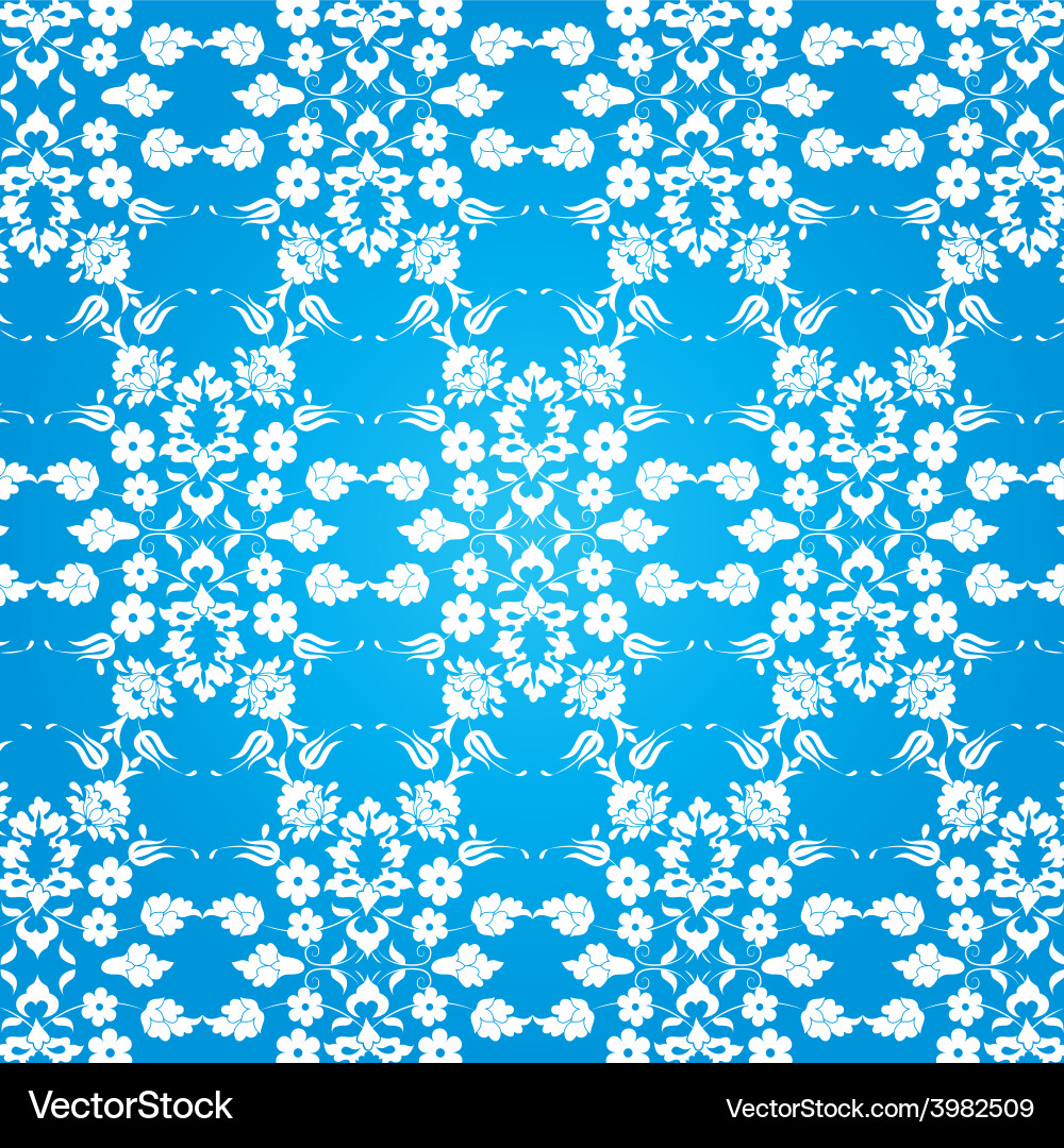 Background with seamless pattern seven Vector Image