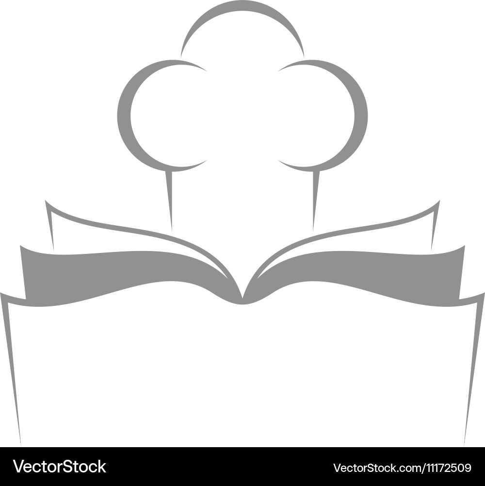 Chef's Cookbook Icon vector image