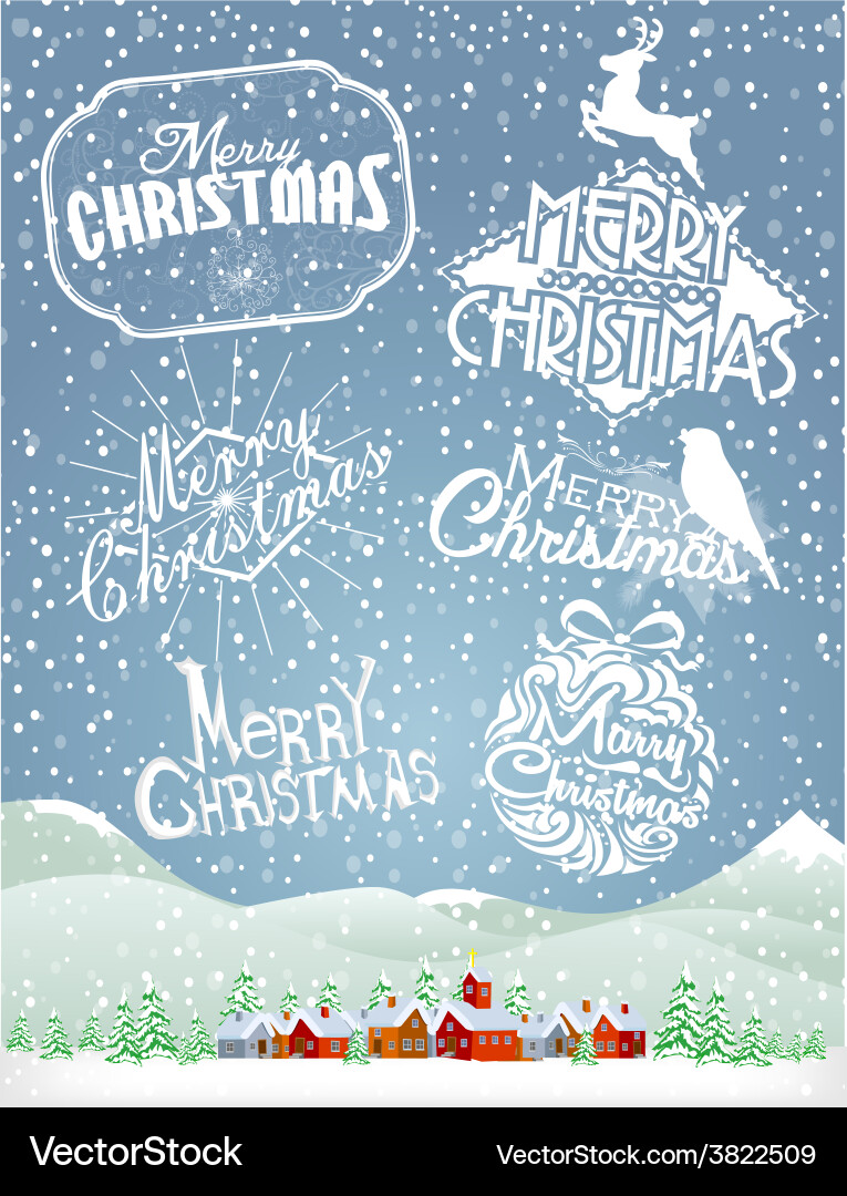 Christmas background Vector Image