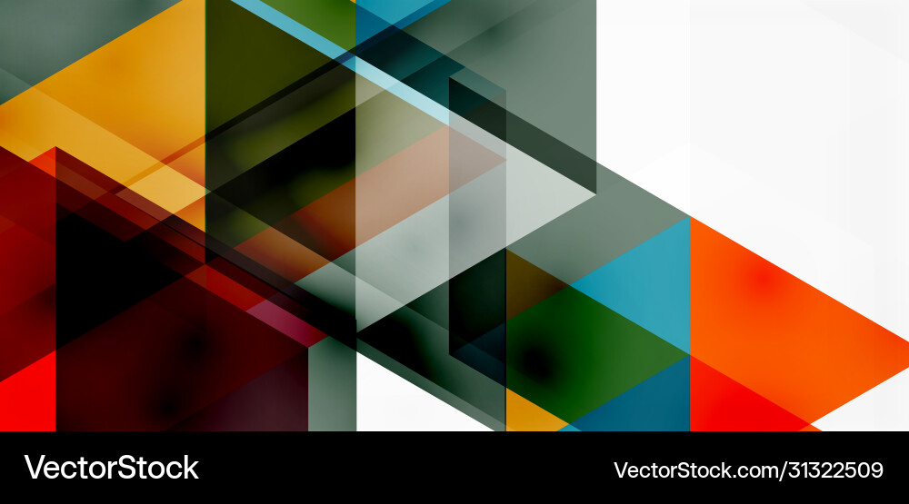Geometric abstract background mosaic triangle Geometric abstract background mosaic triangle Vector Image