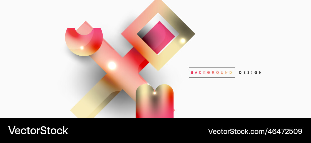 Minimal geometric abstract background primitive Minimal geometric abstract background primitive Vector Image