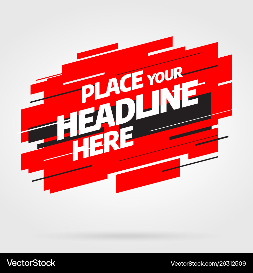 Modern Dynamic Event Layout vector image