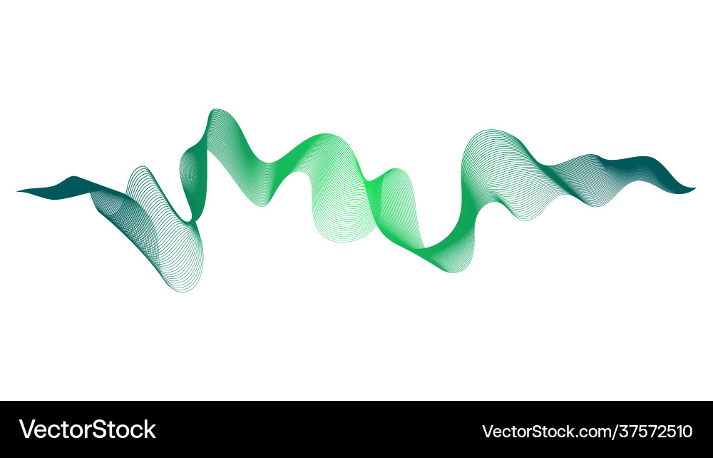 Abstract backdrop with wave gradient lines Vector Image