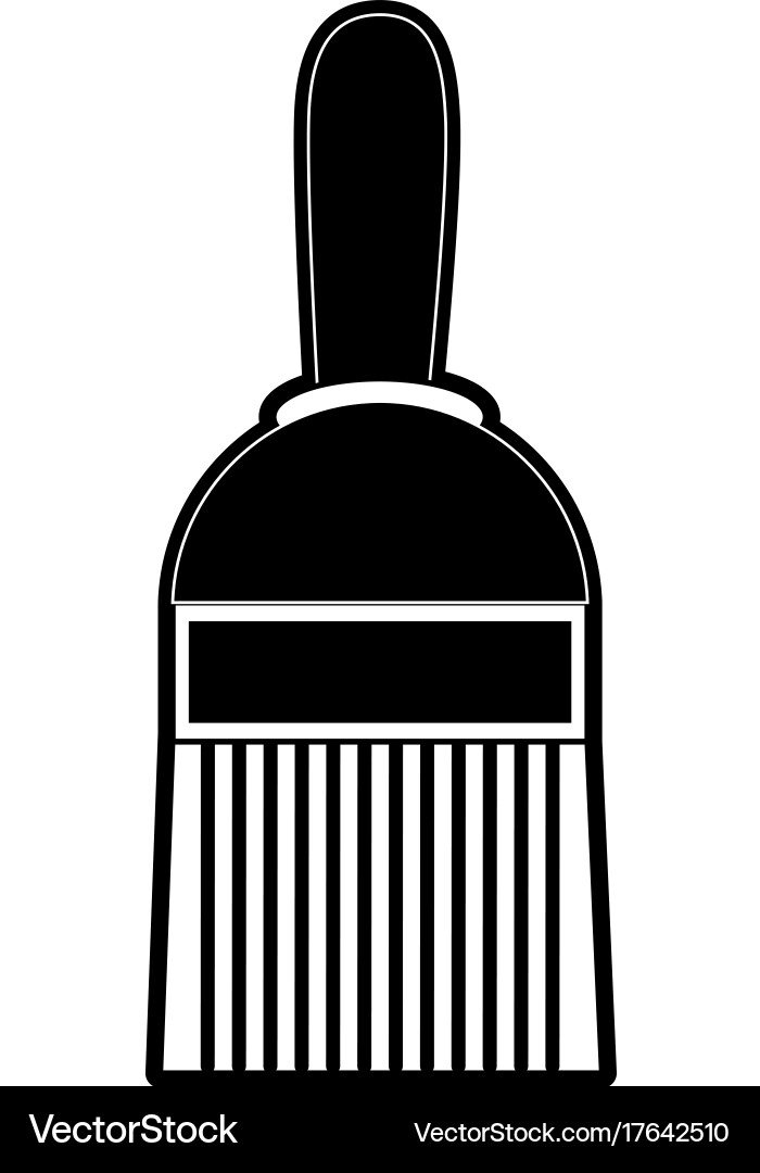 Große Farbe Pinsel Symbol imag Vektorbild