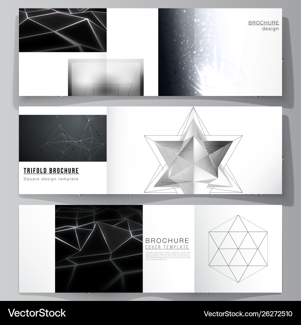 Layout square format covers design Layout square format covers design vector image