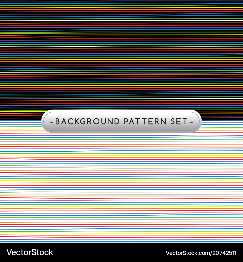 Background pattern set collection Vector Image