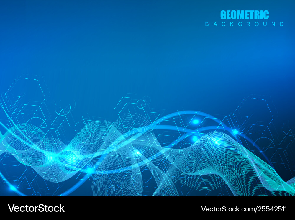 Big data visualization background modern Big data visualization background modern vector image