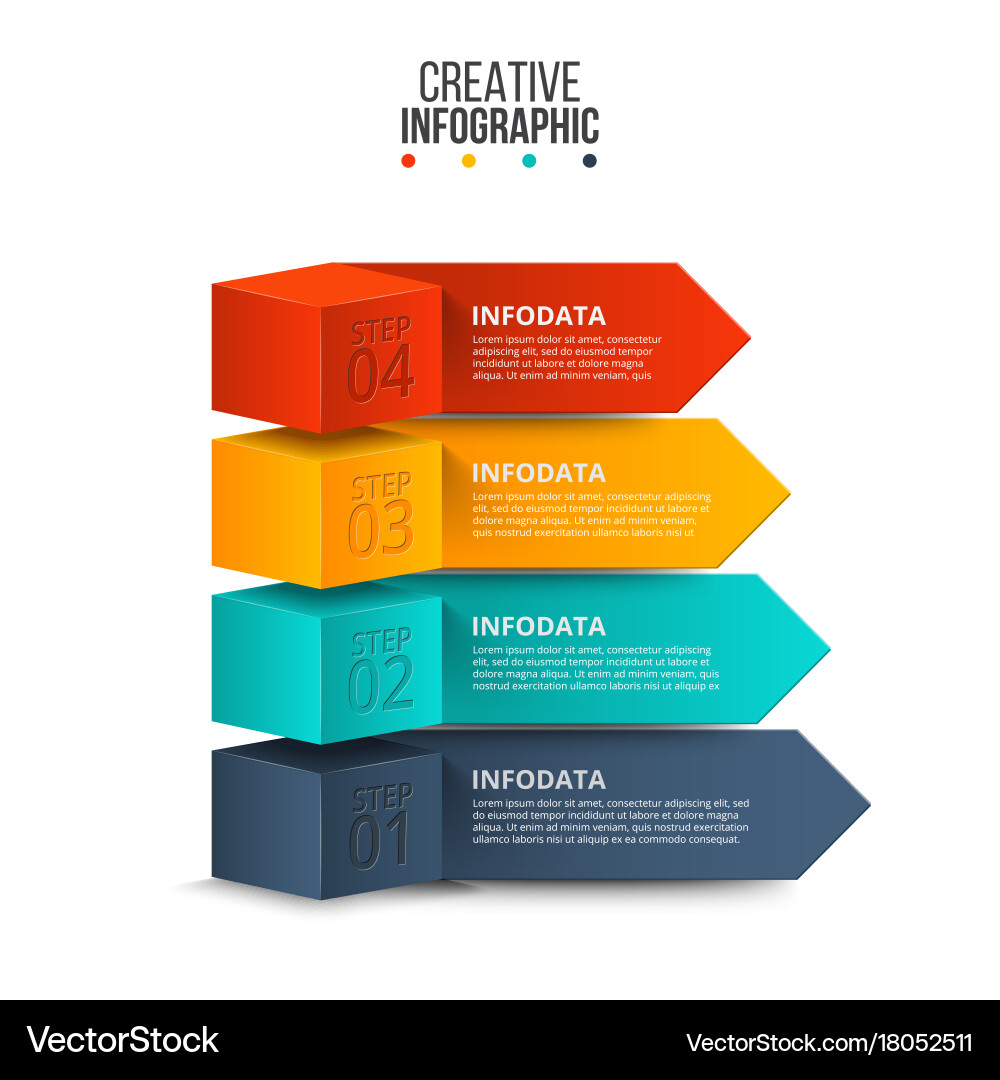 Business data visualization vector image
