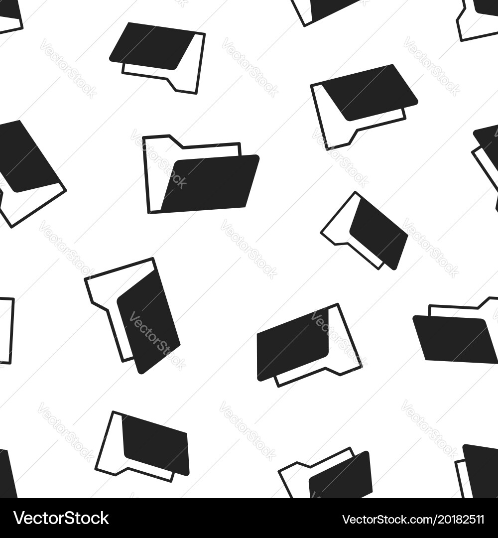 Folder document seamless pattern background vector image