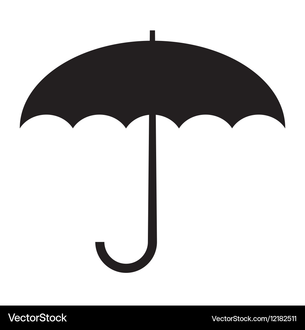 Fragile keep dry Vector Image
