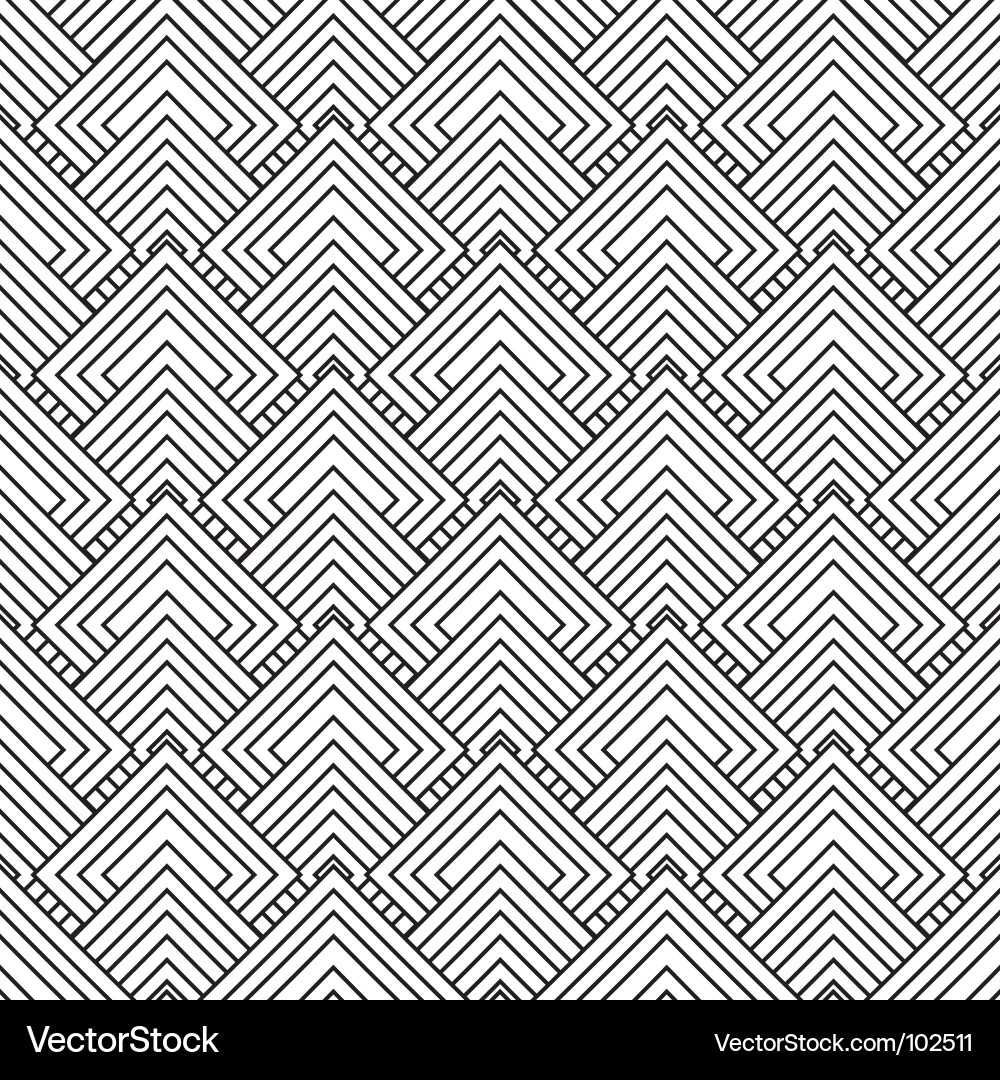 Geometric Square Pattern vector image