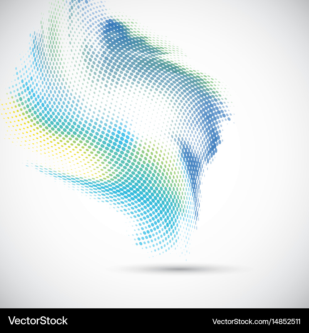 Halftone Dot Pattern vector image