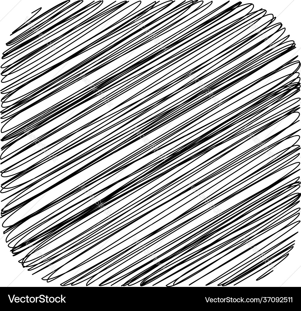 Rounded square with sketchy scribble doodle Rounded square with sketchy scribble doodle vector image