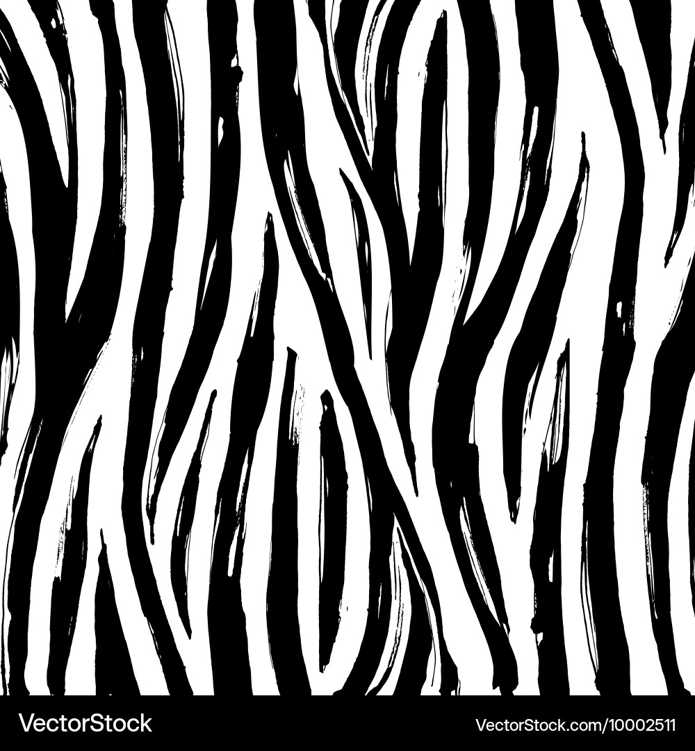 Zebra Print Background Vector Image