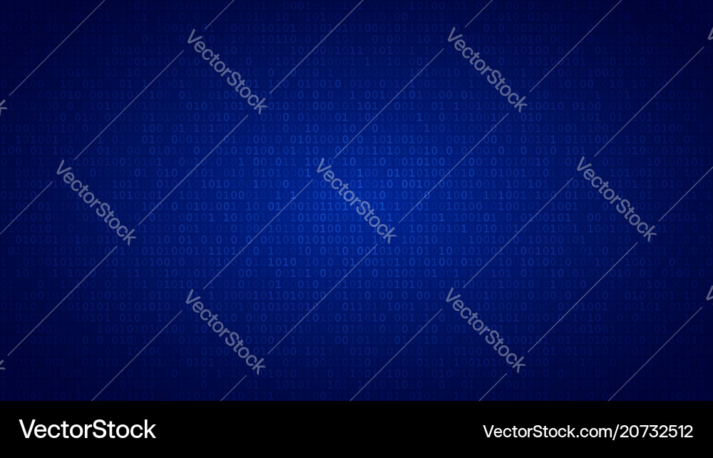 Abstract background of ones and zeros Abstract background of ones and zeros Vector Image