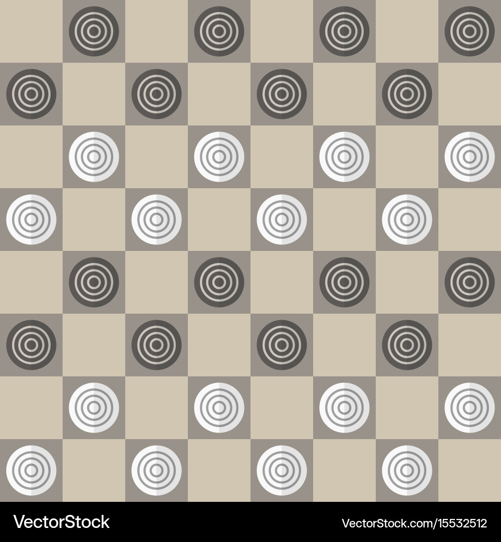 Checkers pattern seamless game background vector image